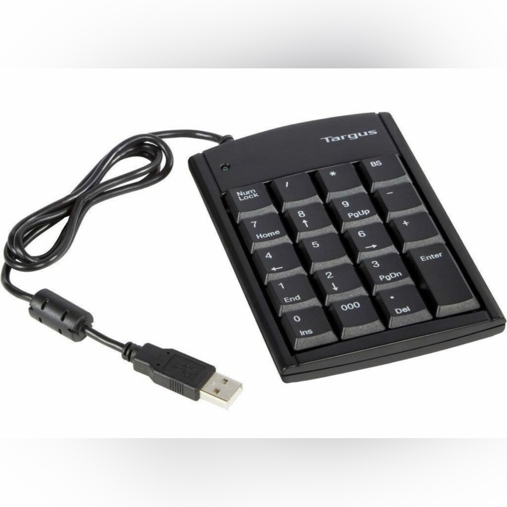 TARGUS NUMERIC KEYPAD 2 PORT USB HUB PAUK10U